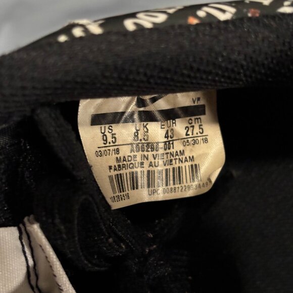 Air Force 1 Low '07 LV8 'Just Do It' low black/white/total orange US 9.5 - Picture 2 of 6